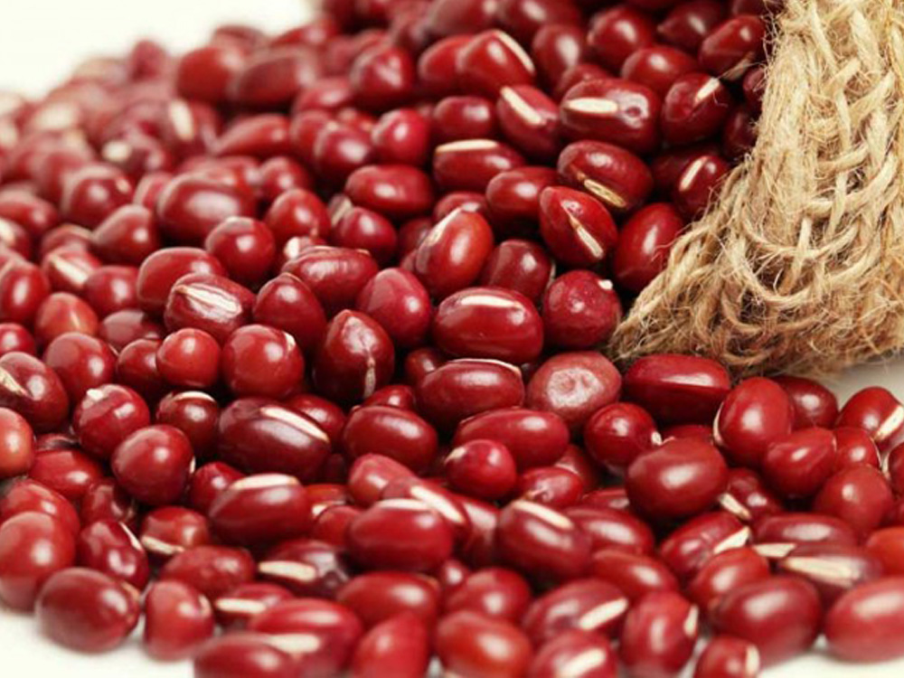 Chinese Red Bean Pastry - red beans