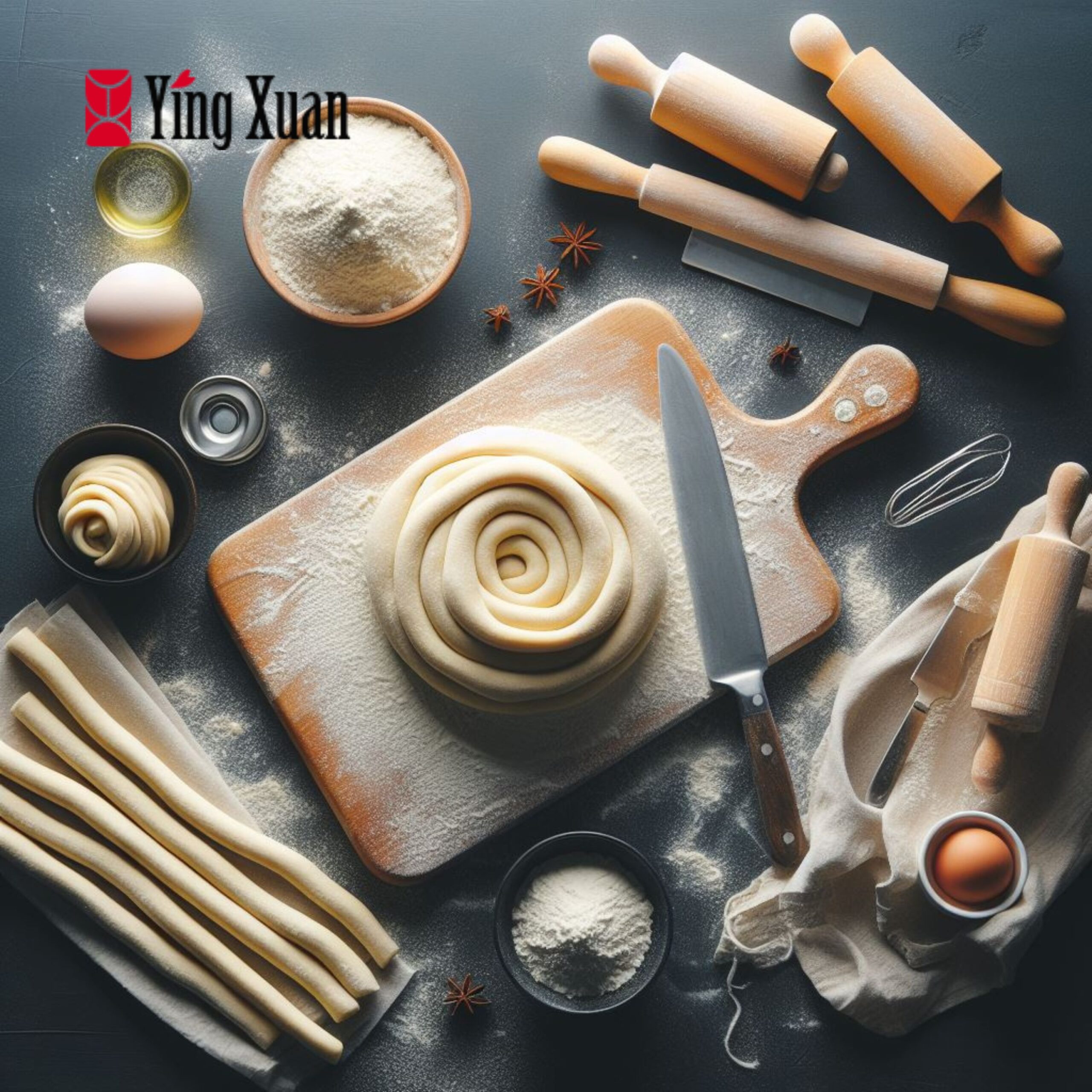 Rolling and Cutting Dough